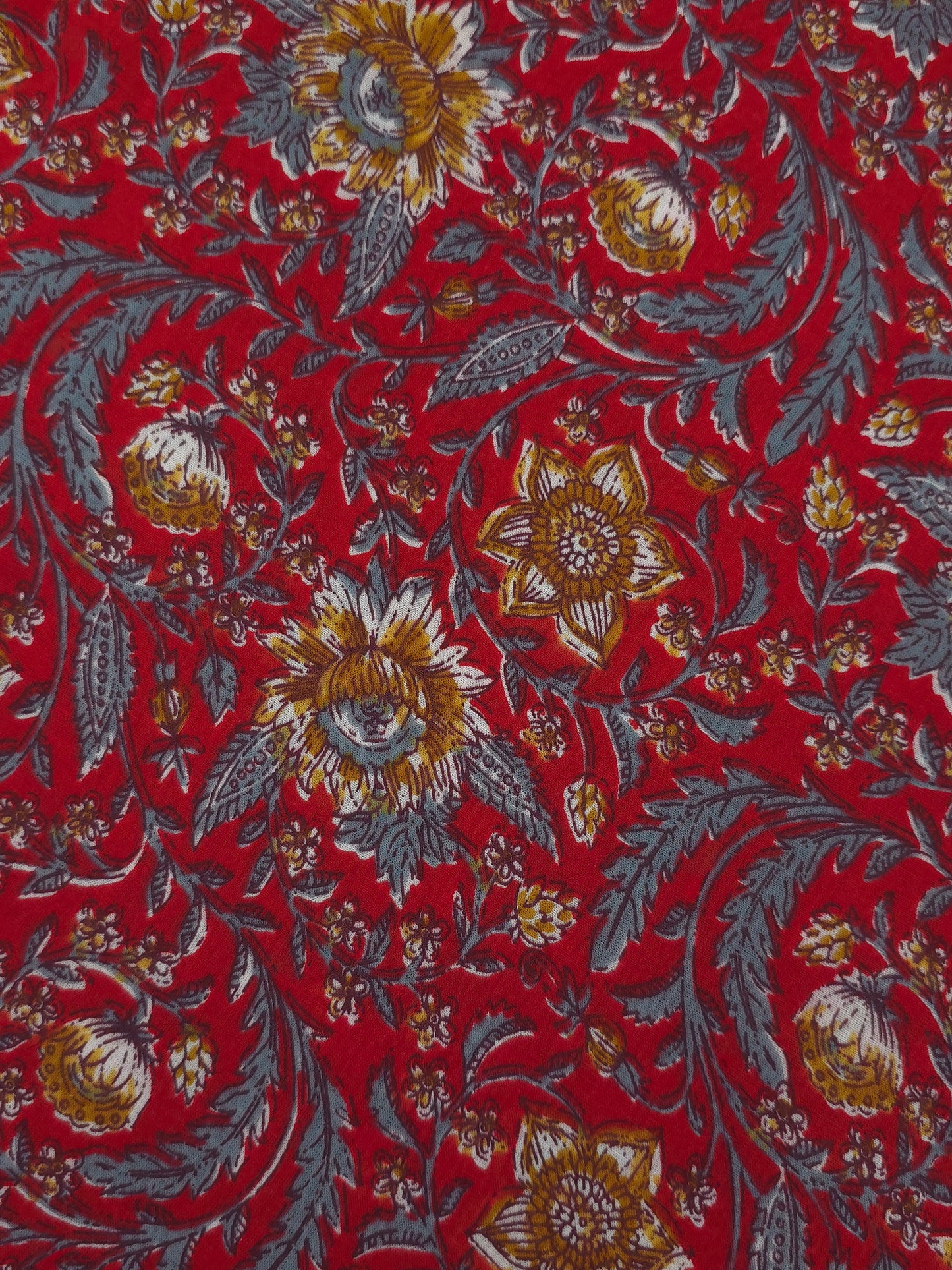 Block printed cotton fabric DRM-095 **ready to dispatch**