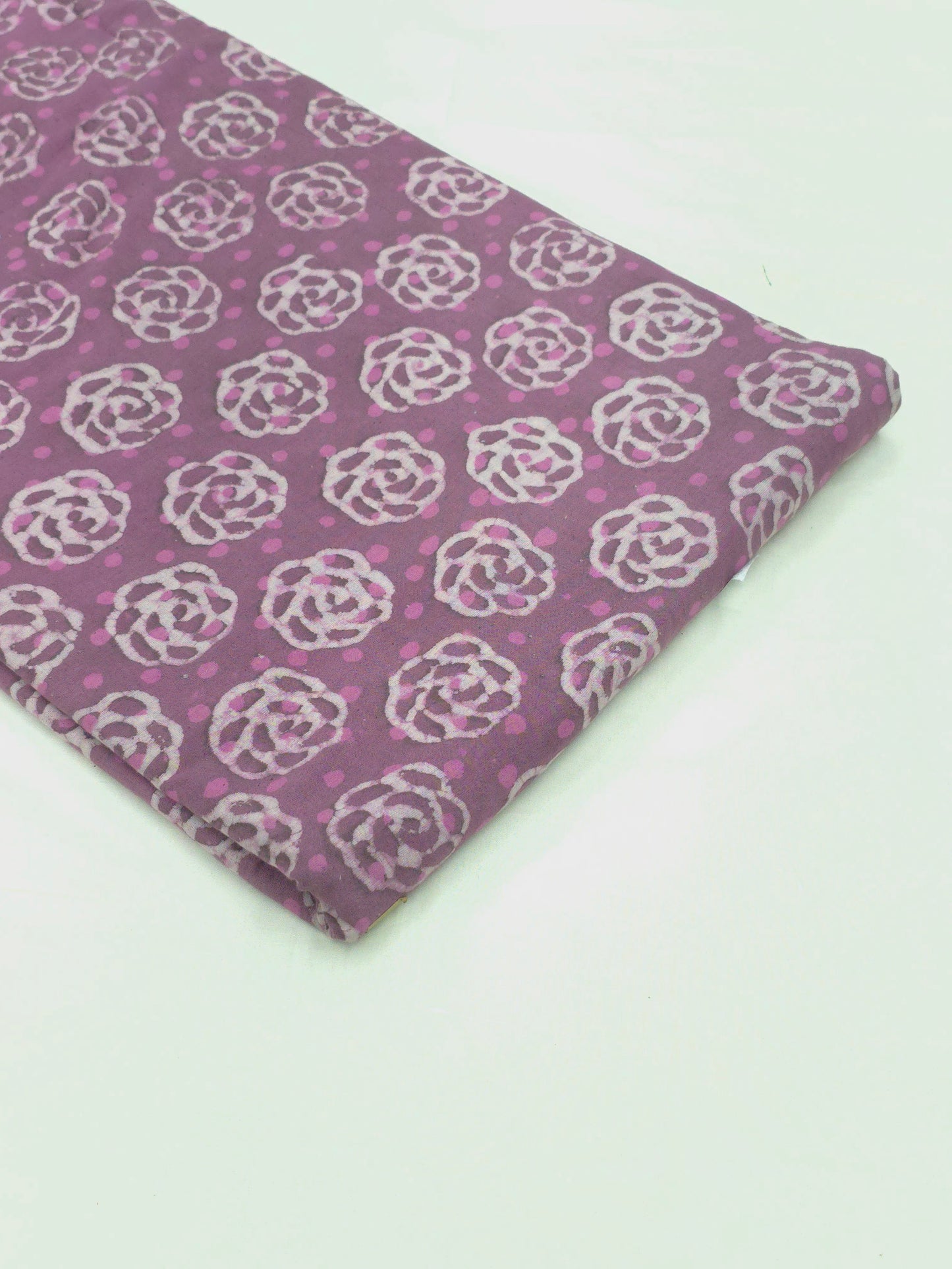 Block printed pure cotton fabric DRM-0123 **ready to dispatch**