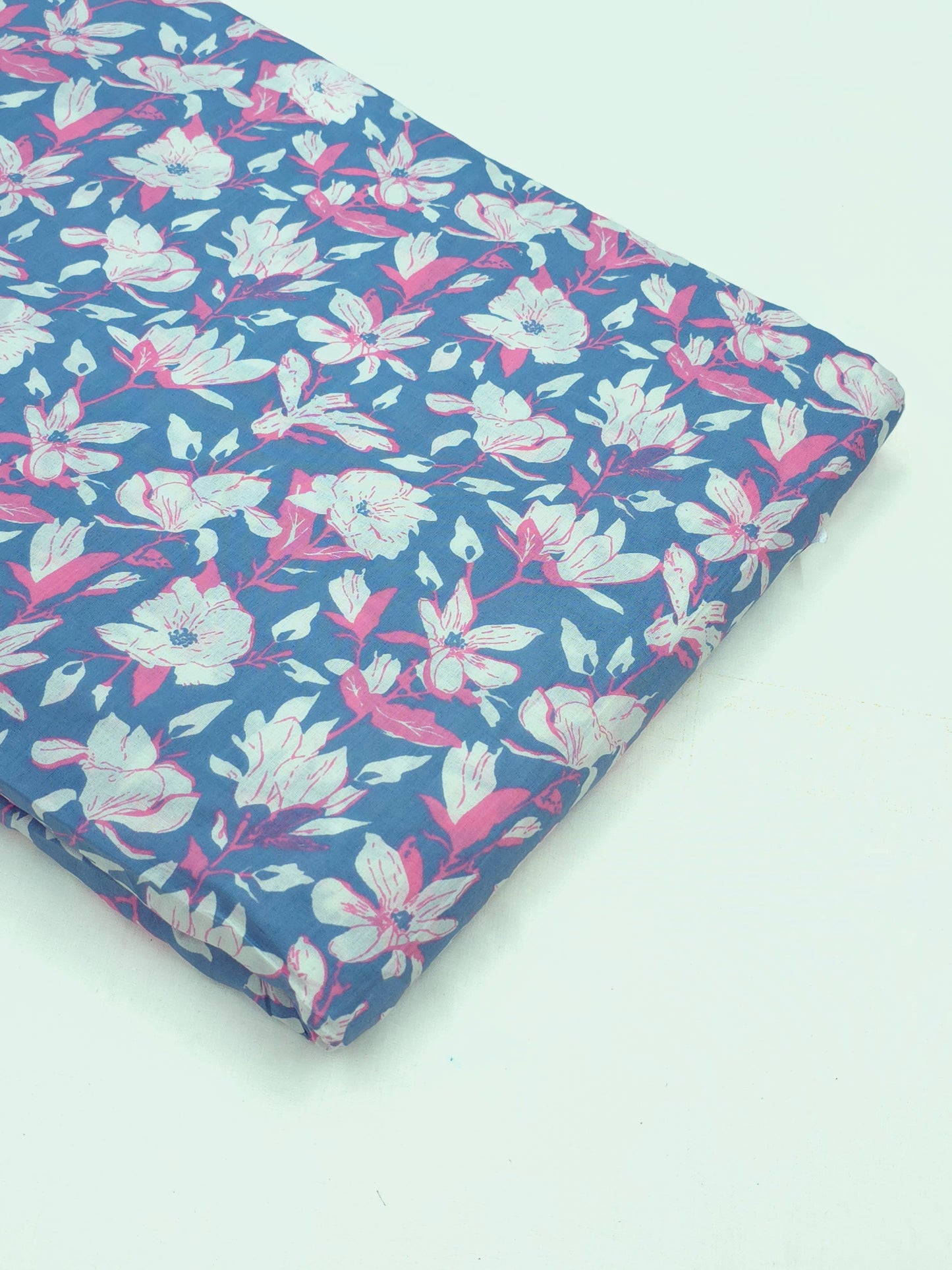 Block printed cambric cotton fabric DRM-0139 **ready to dispatch**