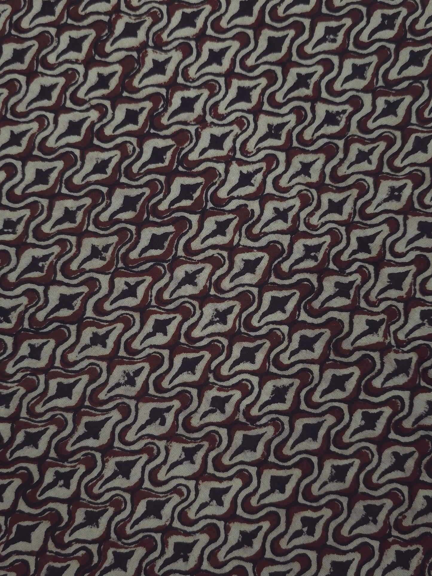 Pure bagru printed cotton fabric DRM-166 **ready to dispatch**