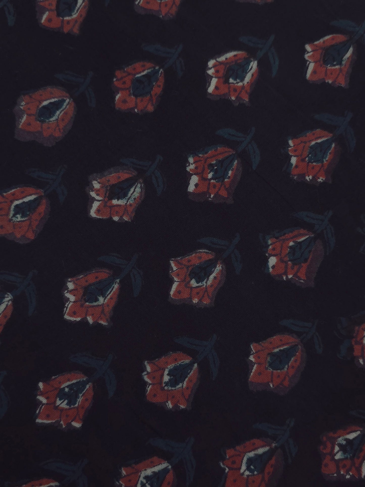 Pure bagru dabu printed cotton fabric DRM-171 **ready to dispatch**