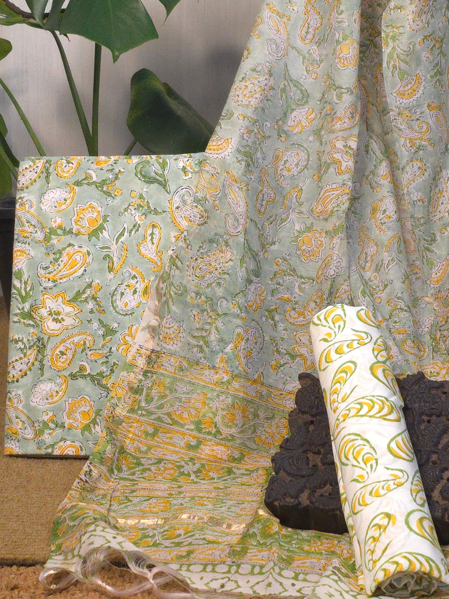 Pure cotton (3PC) suite with dupatta USS-094 **ready to dispatch**