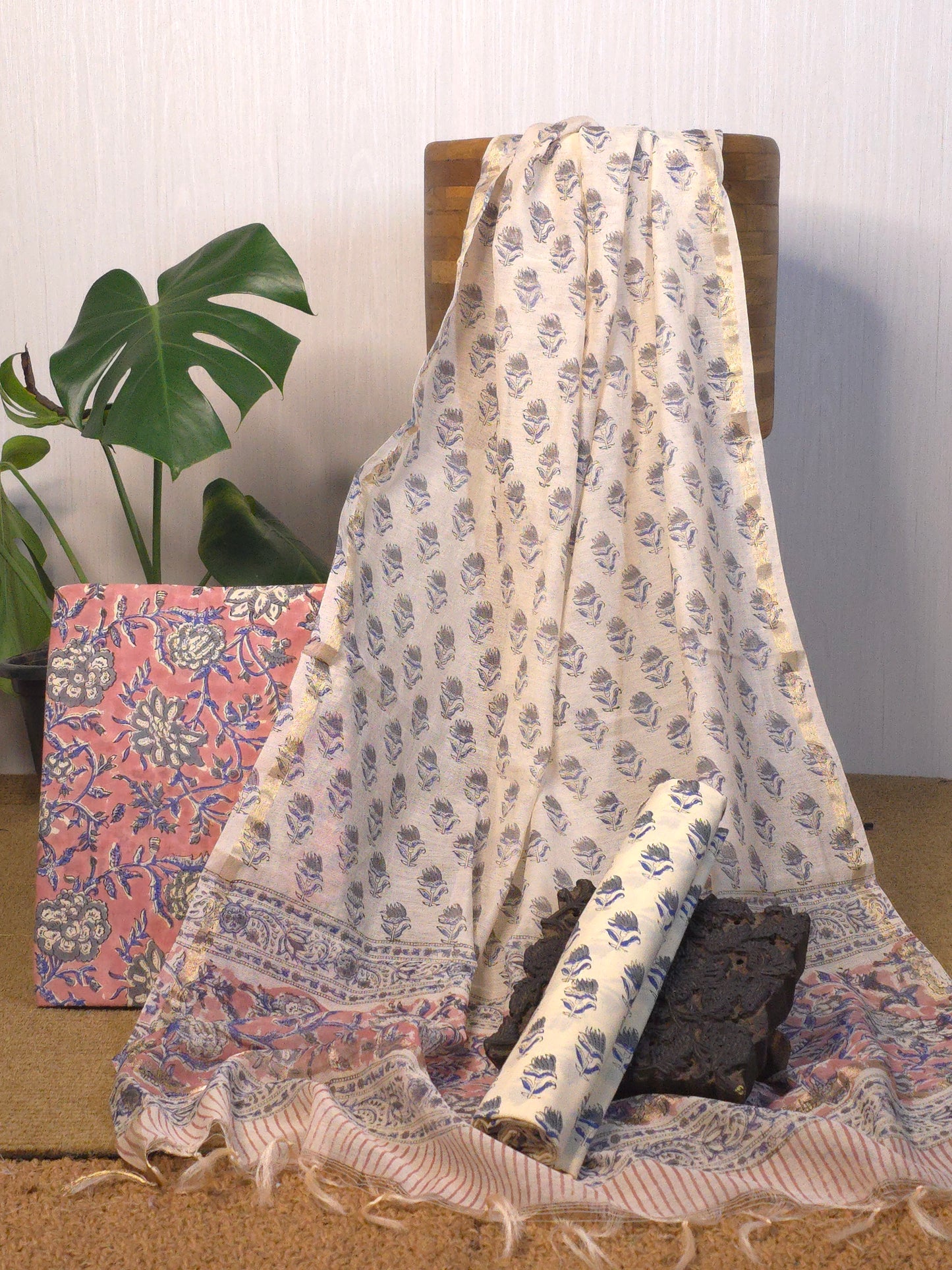 Pure cotton (3PC) suite with dupatta USS-092 **ready to dispatch**