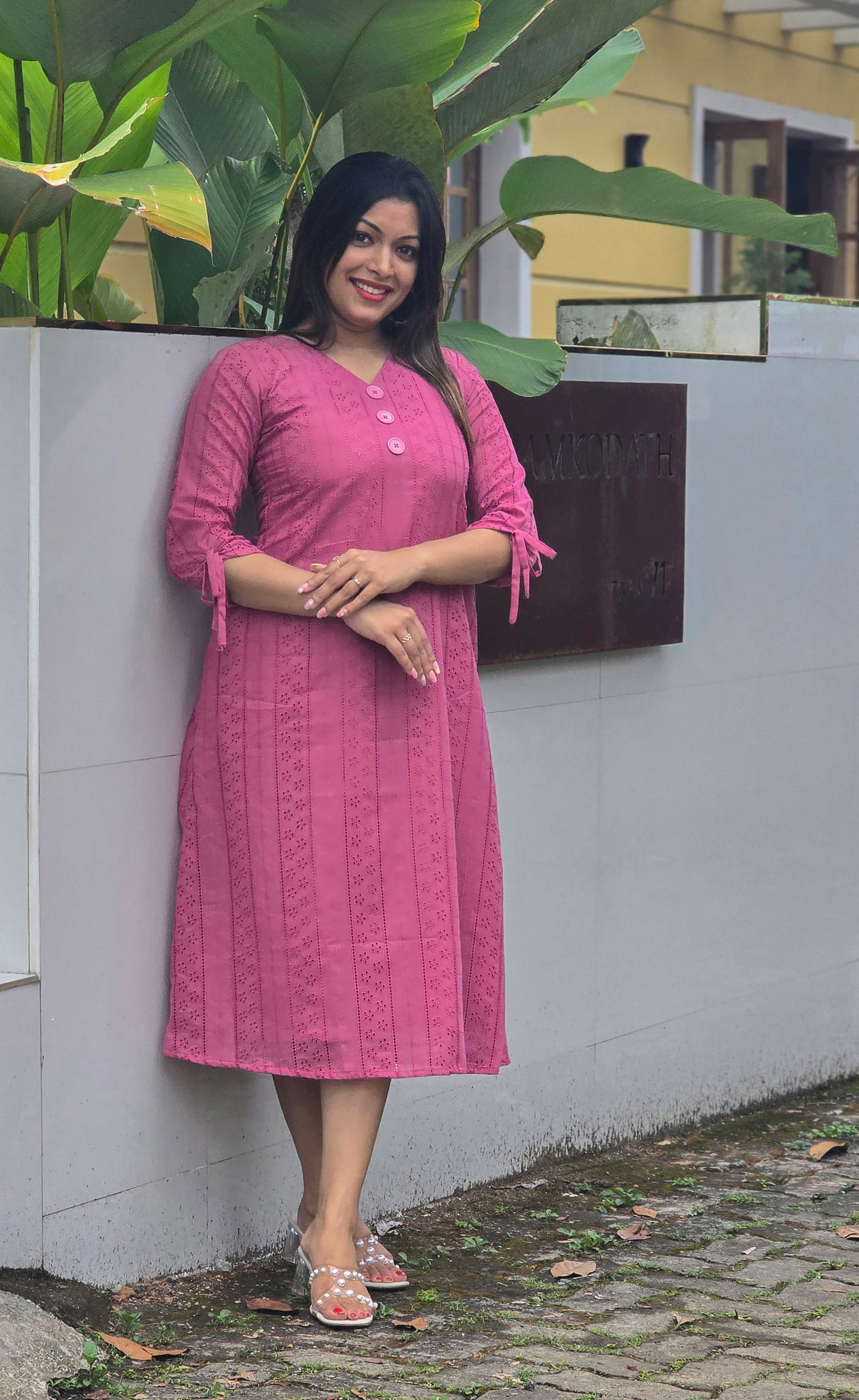 Pink hacoba kurti MBS-672 **ready to dispatch**