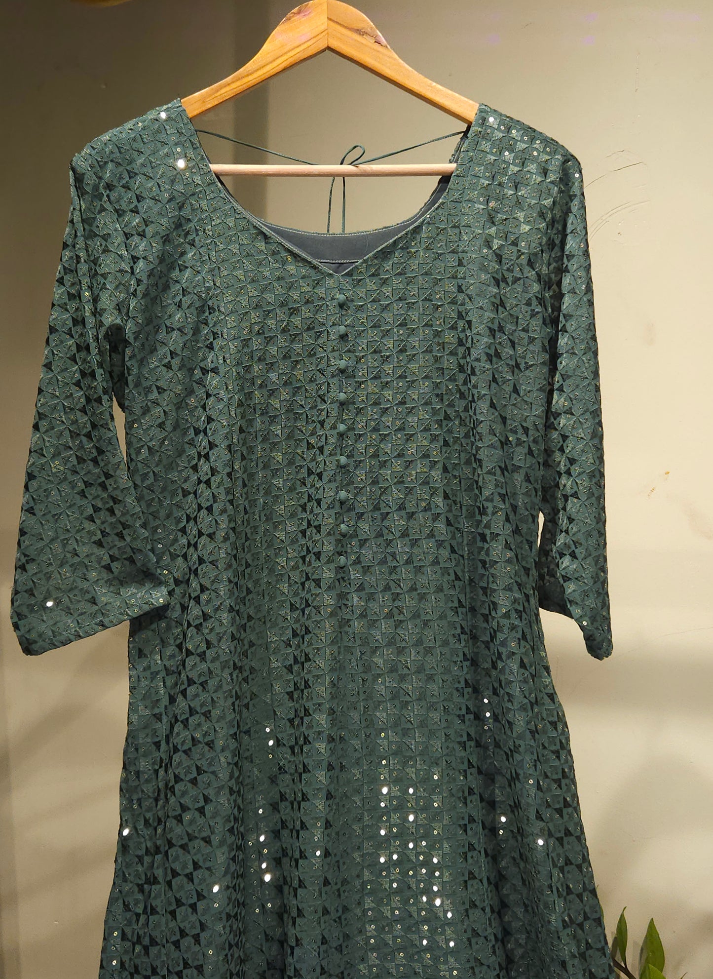 Teal shaded designer kurti MBS-687 ** Ready to dispatch **
