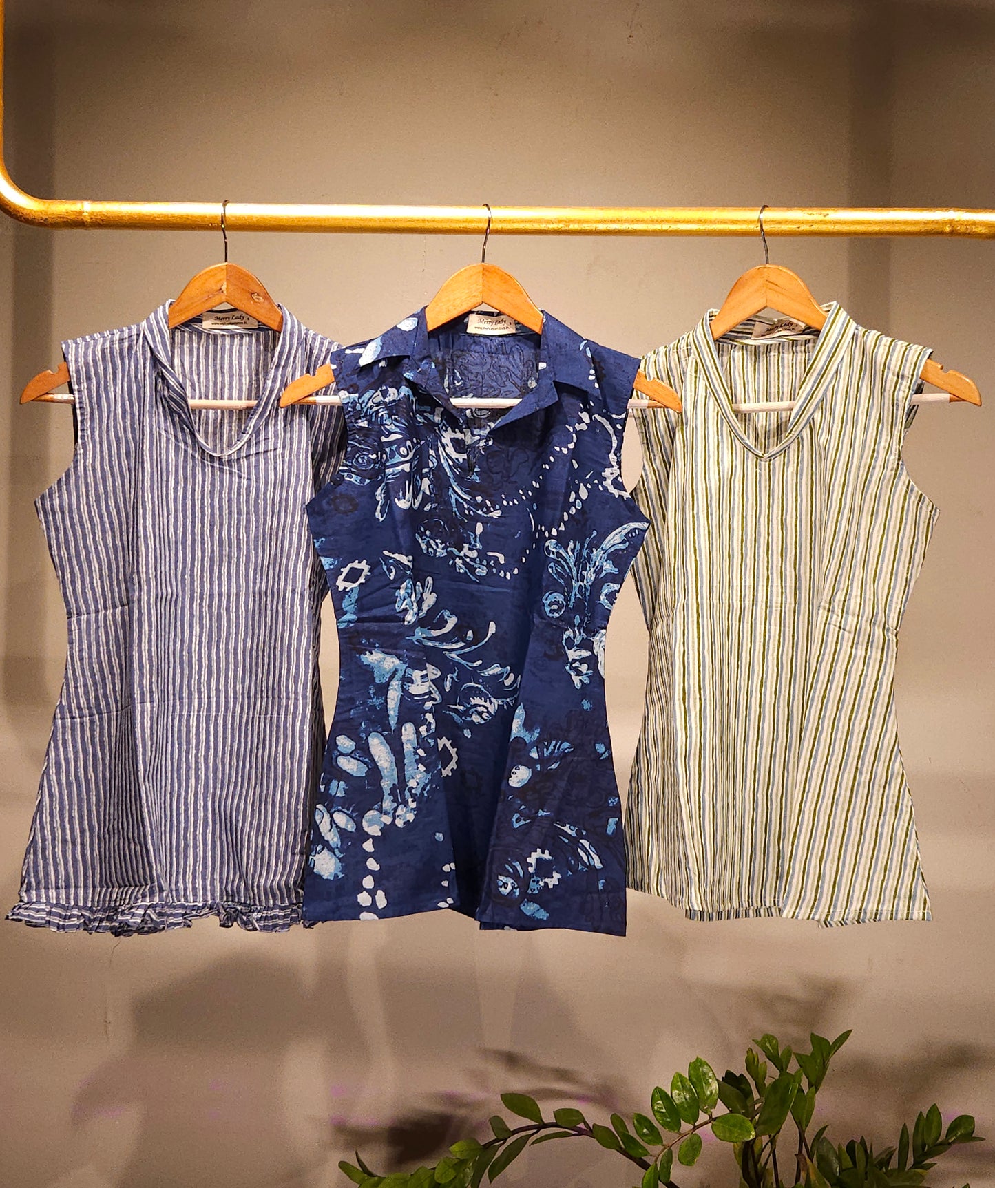 Casual indo western soft cotton tops ( pack of 3) MBS-721 ** Ready to dispatch **