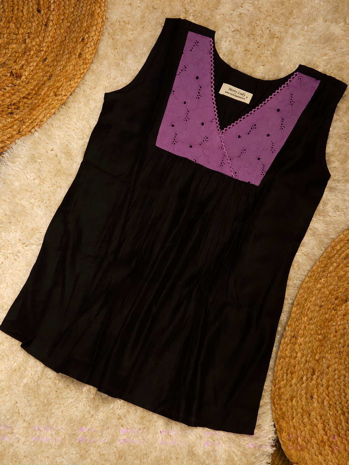 Casual indo western soft cotton tops ( pack of 3) MBS-777 ** Ready to dispatch **