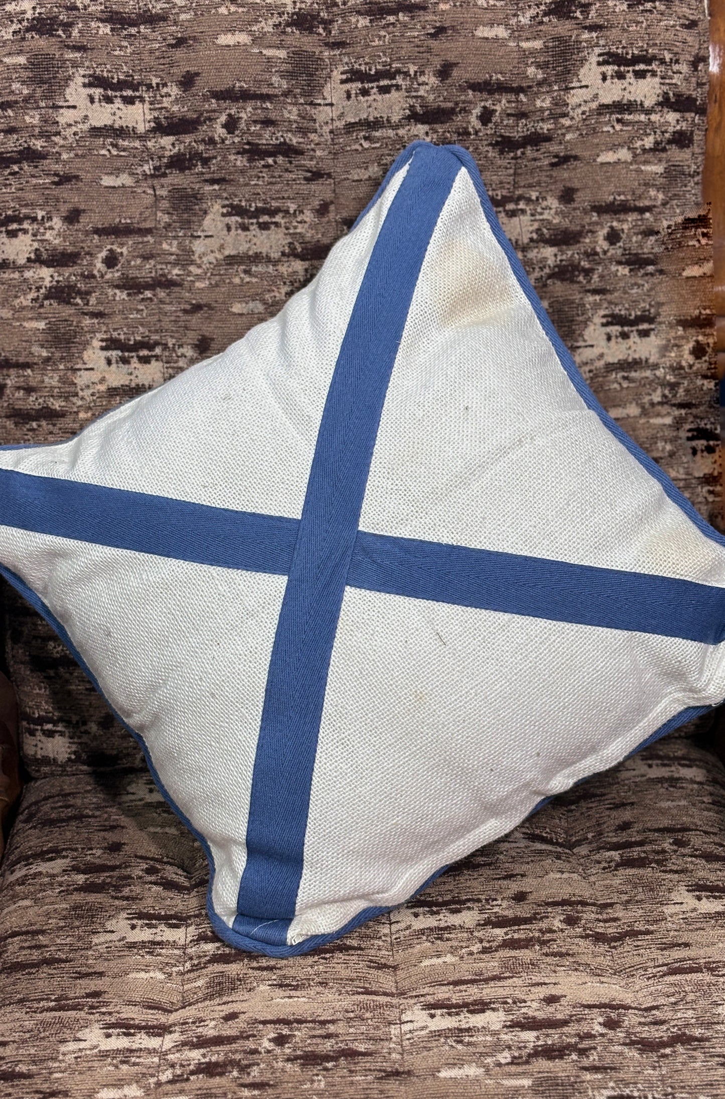 Cushion cover in jute cotton fabric set of 5