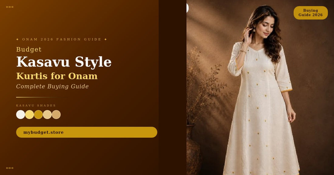 Budget Kasavu Style Kurtis for Onam: A Buying Guide