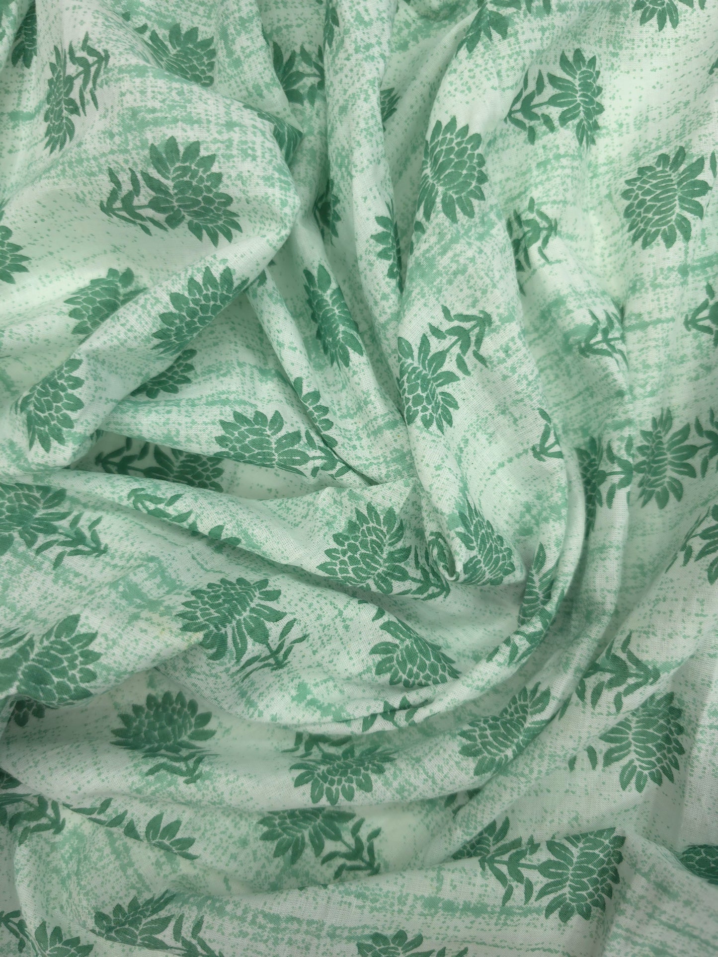 Floral printed pure cotton material DRM-025 **ready to dispatch**