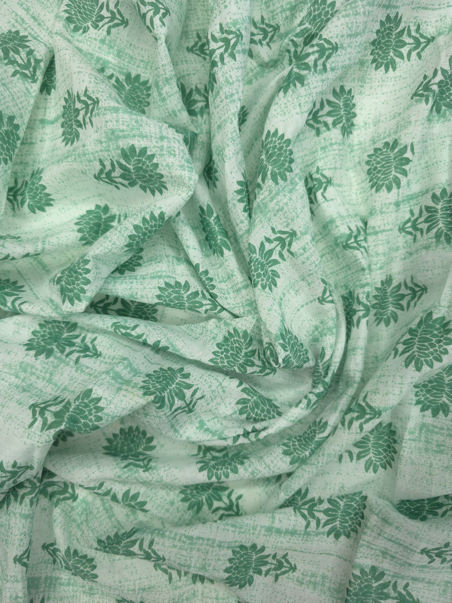 Floral printed pure cotton material DRM-025 **ready to dispatch**