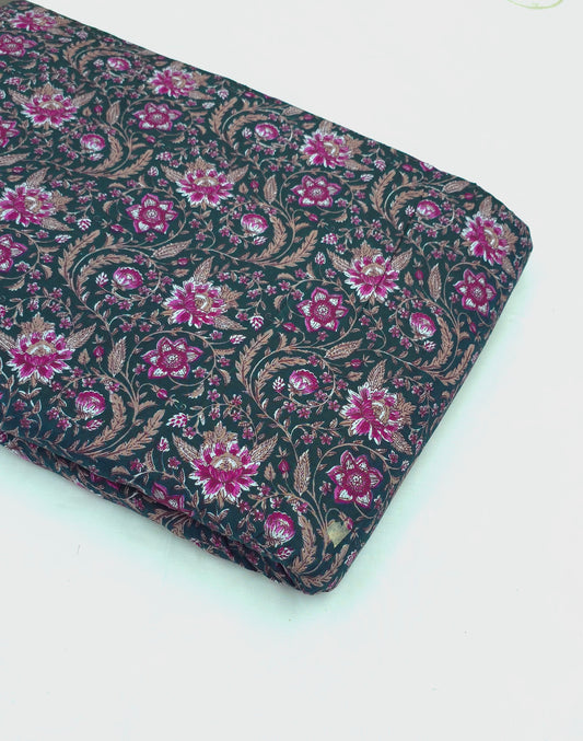 Block printed cotton fabric DRM-084 **ready to dispatch**