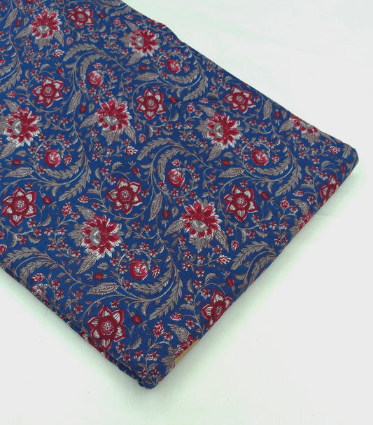 Block printed cotton fabric DRM-091 **ready to dispatch**