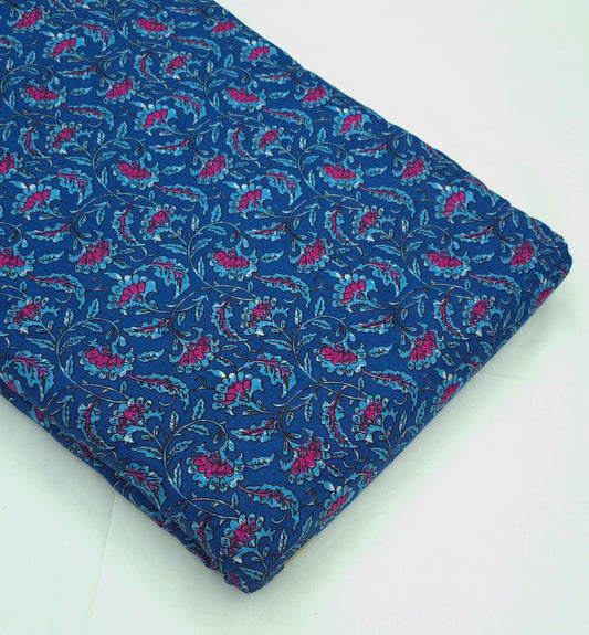 Block printed cotton fabric DRM-093 **ready to dispatch**