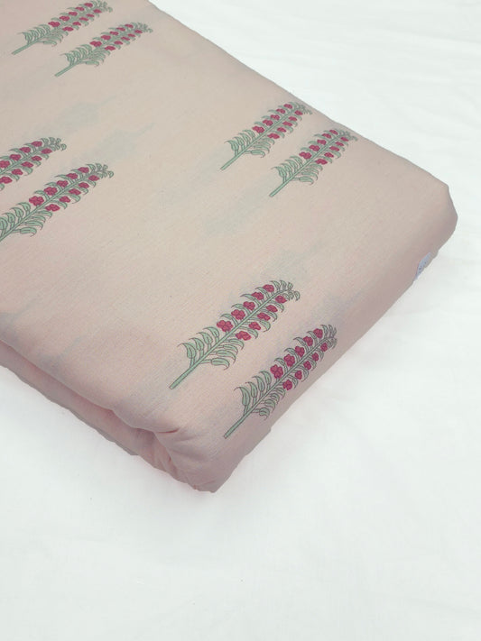 Block printed cotton fabric DRM-0111 **ready to dispatch**