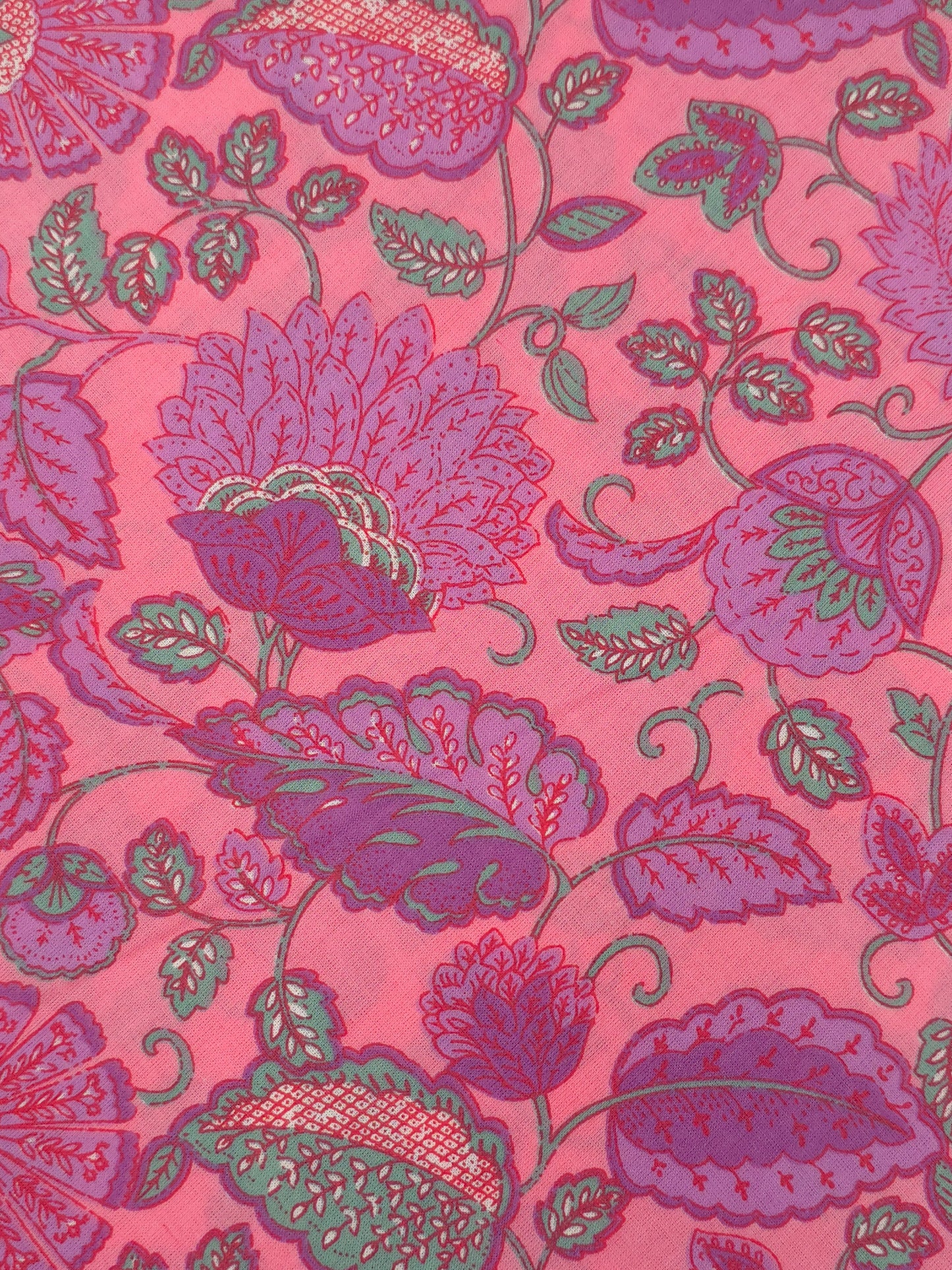 Cambric cotton Printed Fabric  DRM-0153 **ready to dispatch**