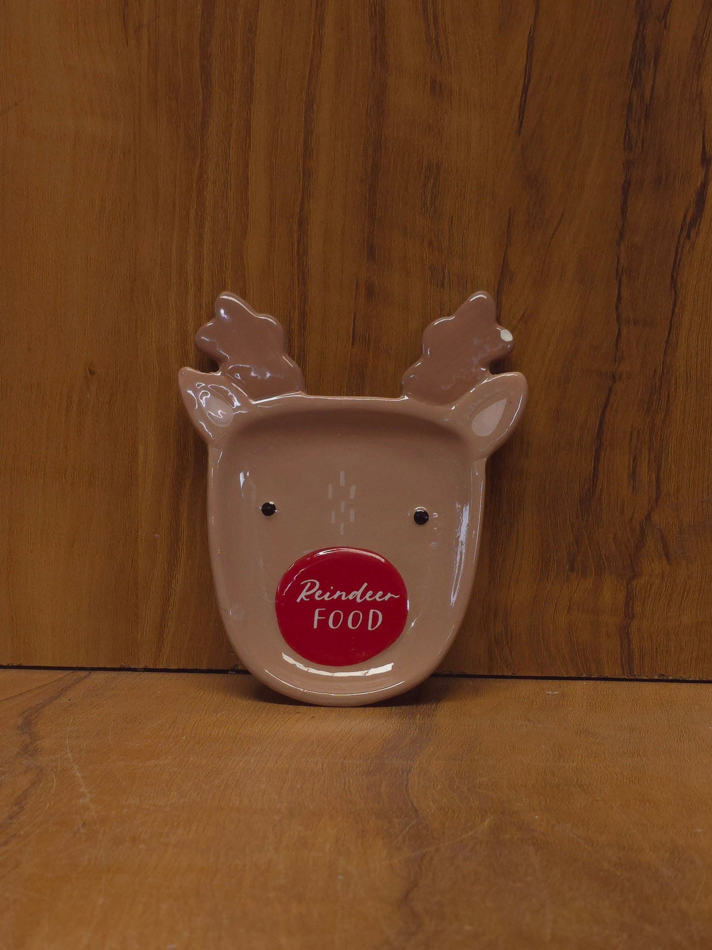 Reindeer shaped ceramic small plate HD-106