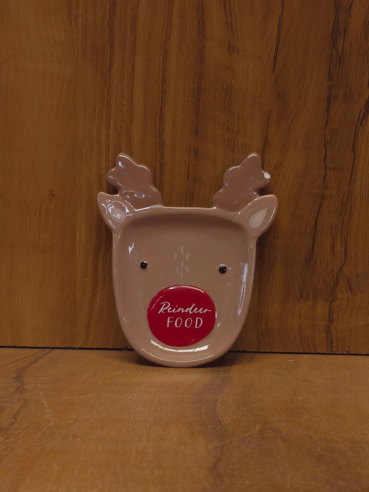 Reindeer shaped ceramic small plate HD-106