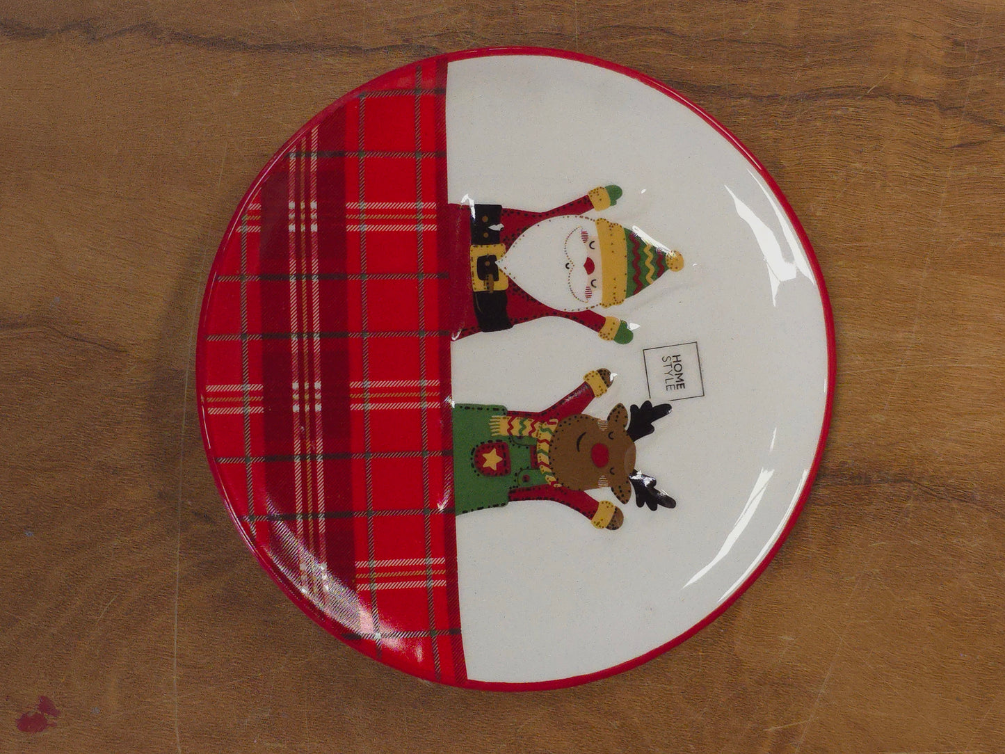 Christmas themed ceramic plate HD-099