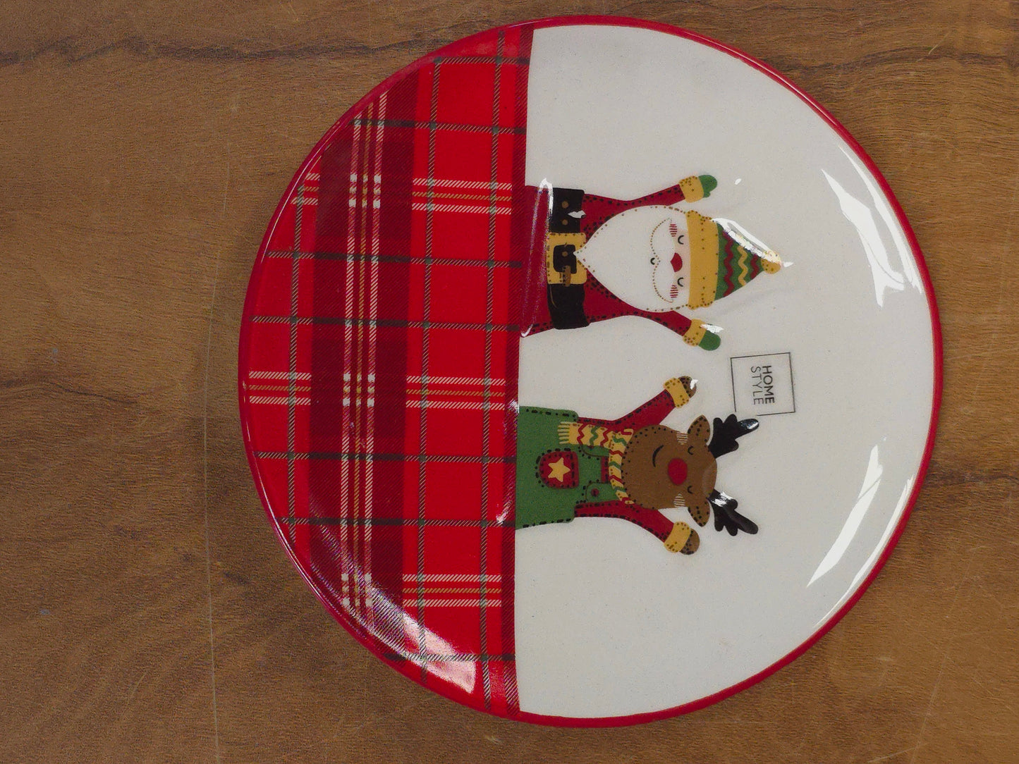 Christmas themed ceramic plate HD-099