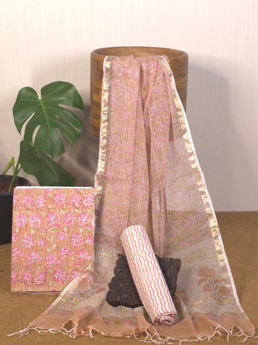 Pure cotton 3(PC) suit with pure kota dupatta USS-042 **ready to dispatch**