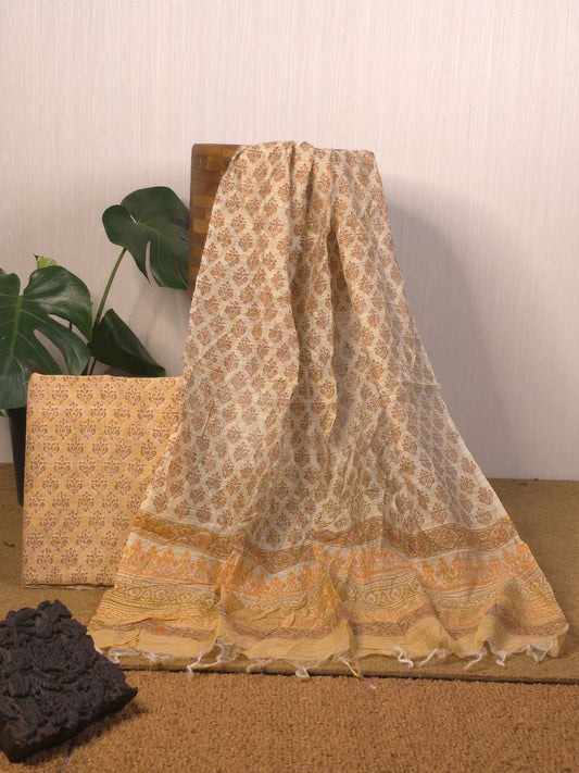 Bhagalpuri cotton suite (top and dupatta only) USS-063 **ready to dispatch**