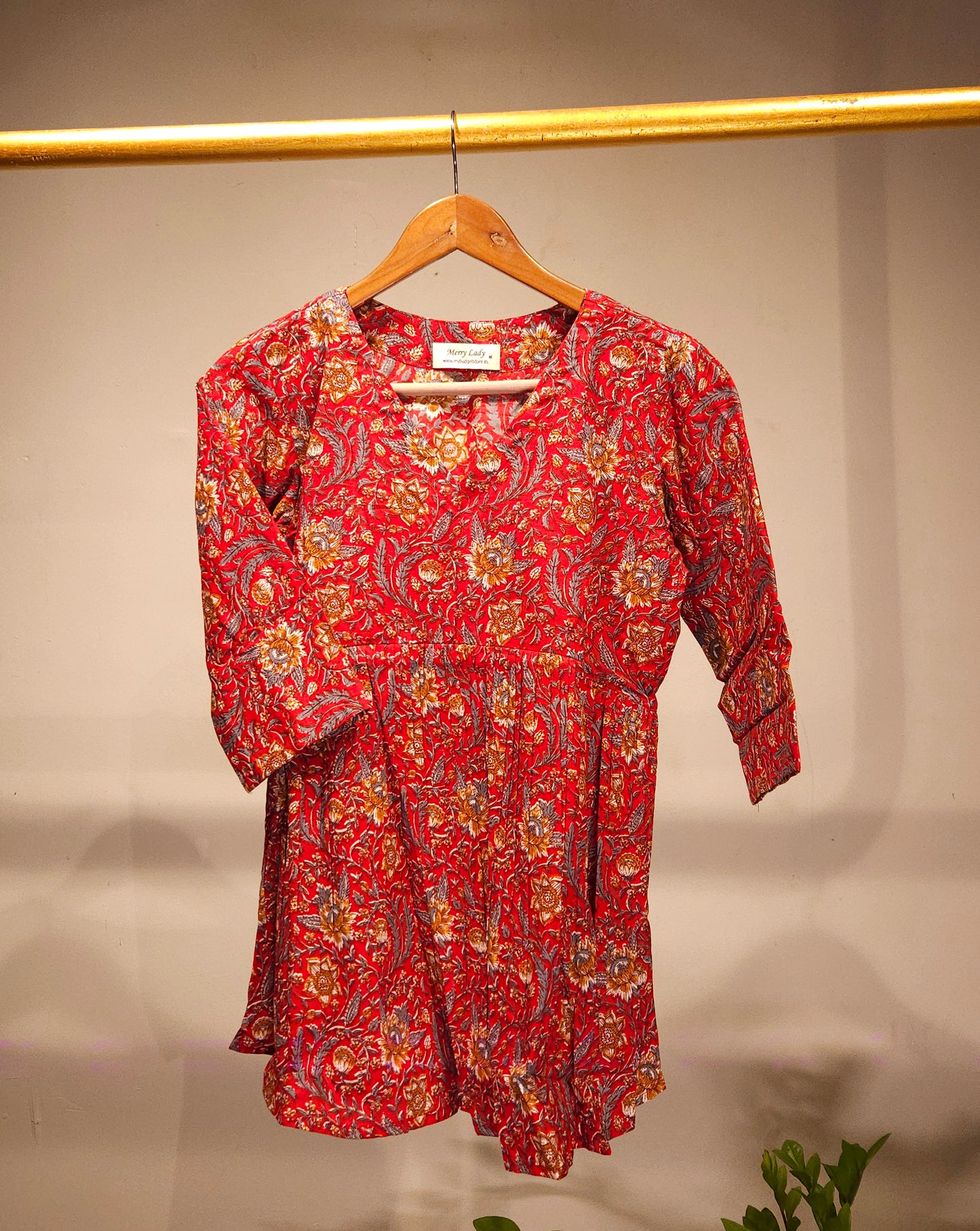 Casual indo western soft cotton tops ( pack of 3) MBS-722 ** Ready to dispatch **