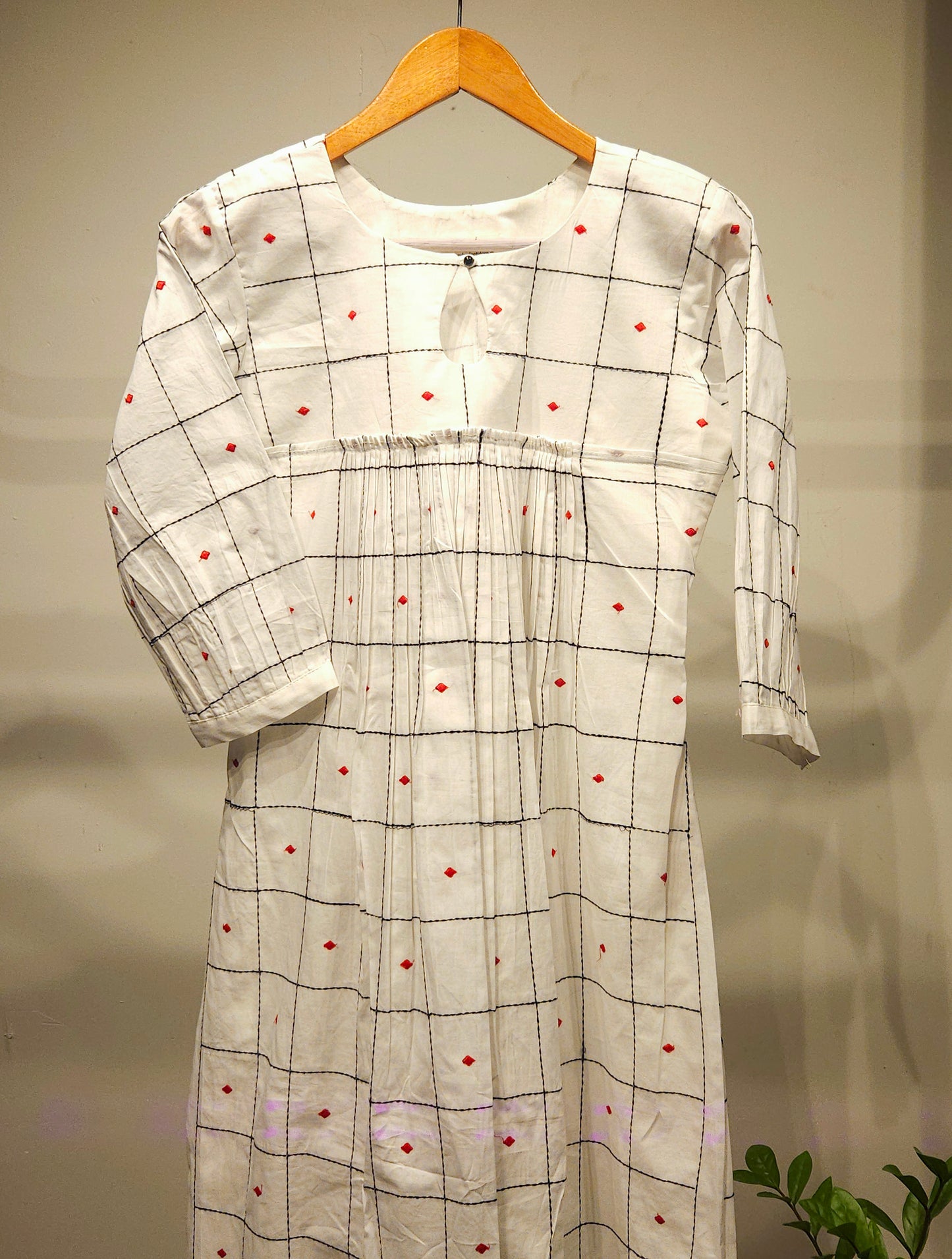 Jaipur cotton lining kurti with all over embroidery detailings MBS-757 ***Ready to dispatch***