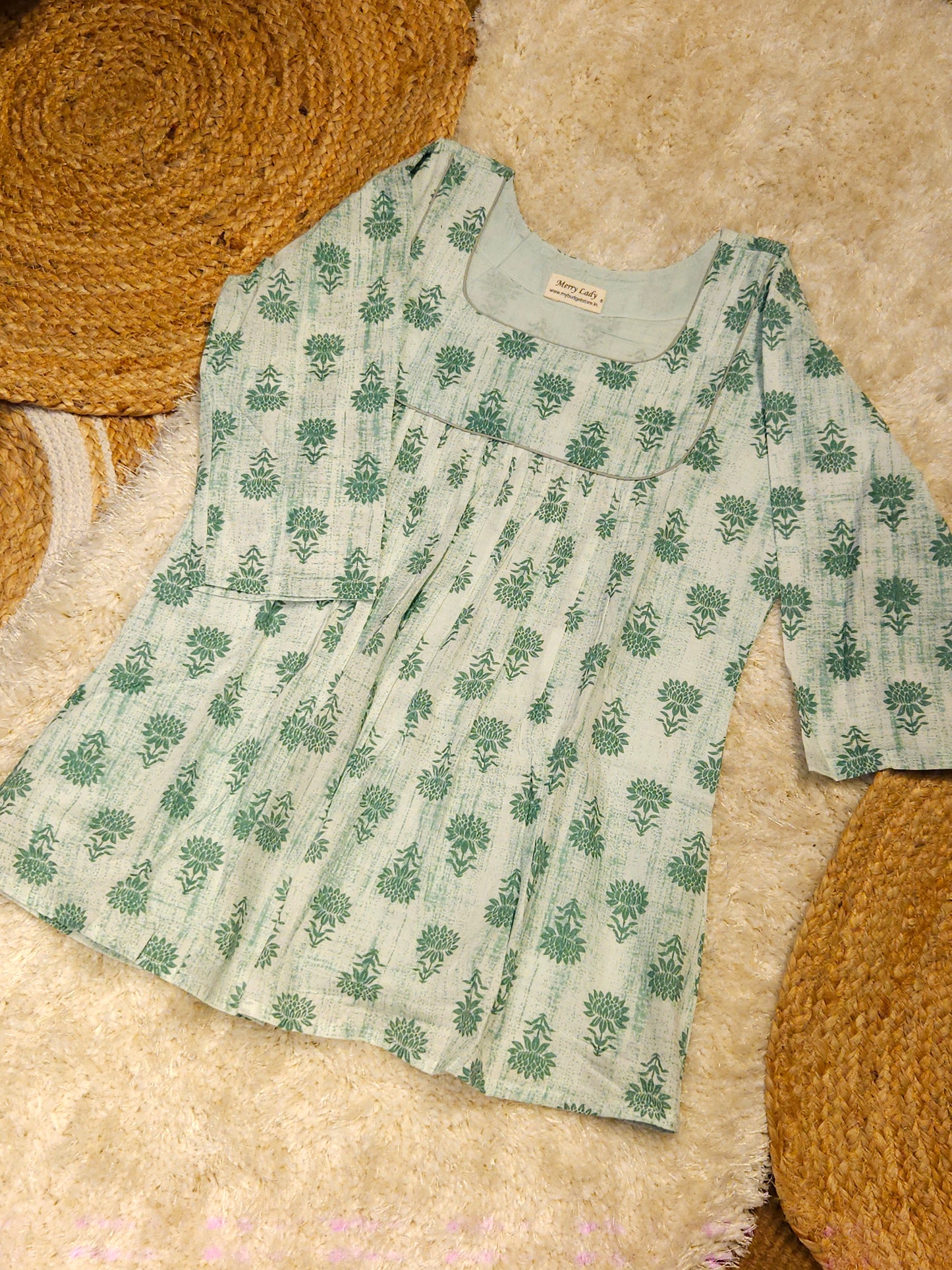 Casual indo western soft cotton tops ( pack of 3) MBS-778 ** Ready to dispatch **