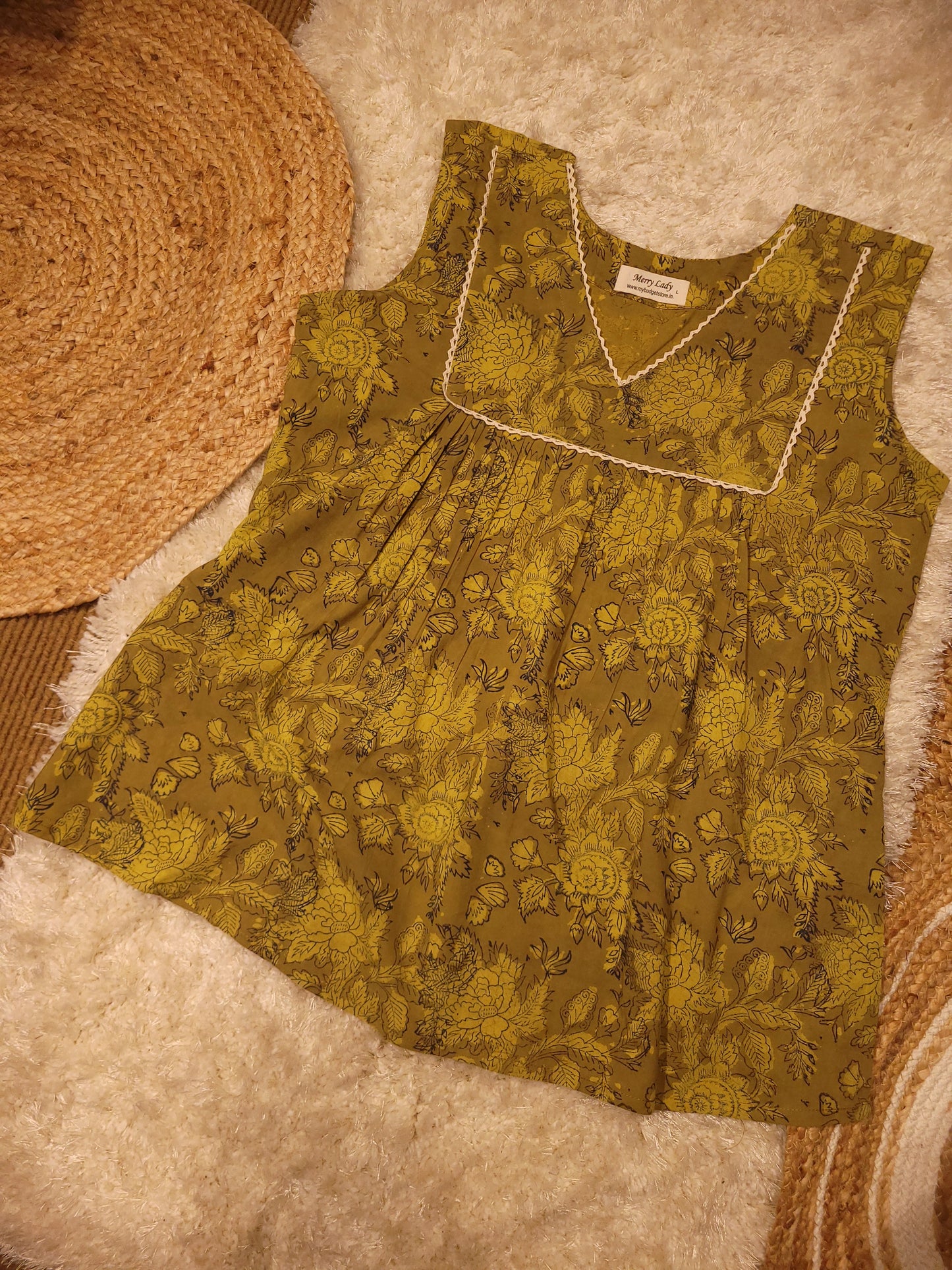 Casual indo western soft cotton tops Sleeves attached ( pack of 3) MBS-789 ** Ready to dispatch **