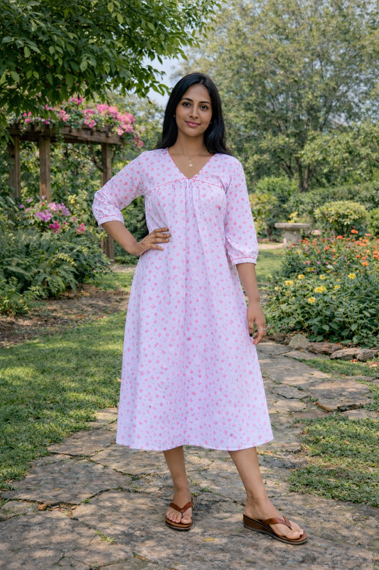 Soft corduroy Alia cut A-line kurti with gathers MBS-822 ** ready to dispatch**