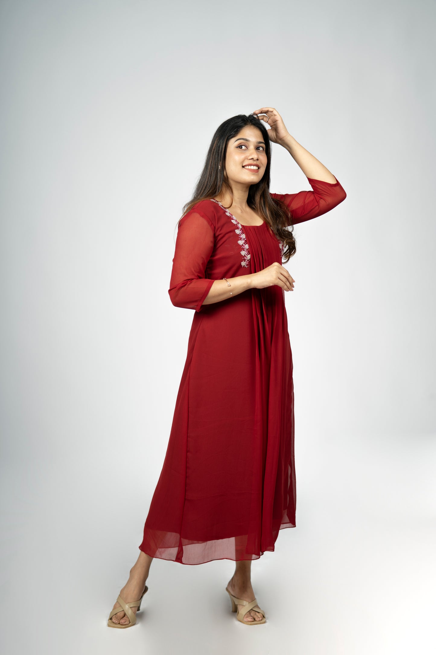Buy online Cotton Anarkali Suit With Pants from Kurta Kurtis for Women by  Nakh for ₹1319 at 18% off | 2024 Limeroad.com