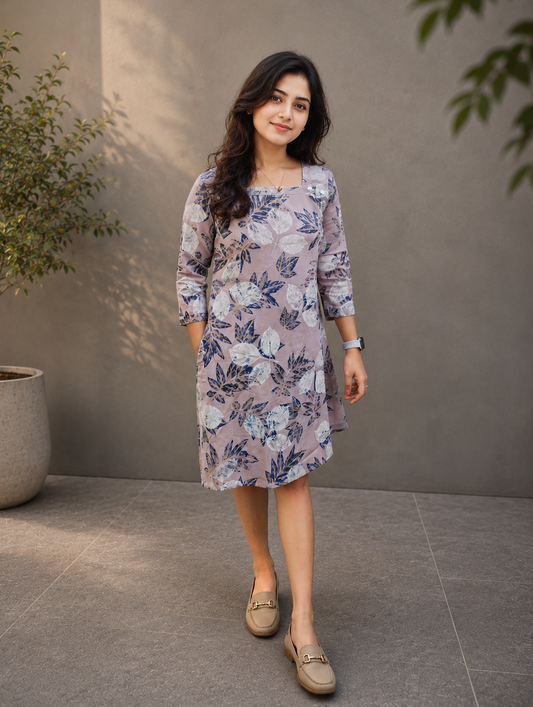 Tropical printed dress MBS-895 **Ready to dispatch**